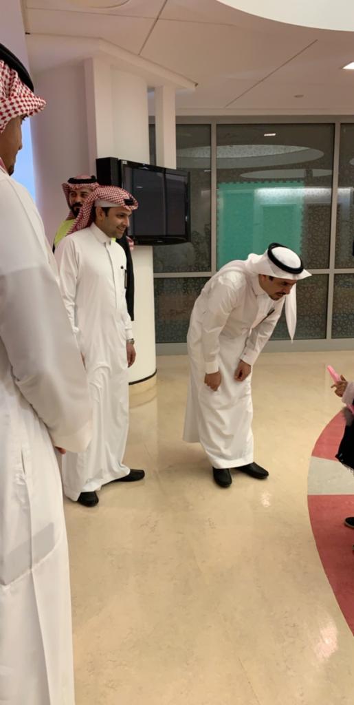 زيارة منسوبي البنك لمركز الملك عبدالله للأورام