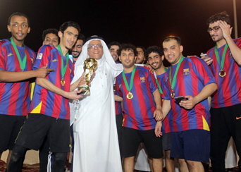 فريق الفروع يحسم بطولة الموظفين الرمضانية الثالثة للبنك السعودي للاستثمار